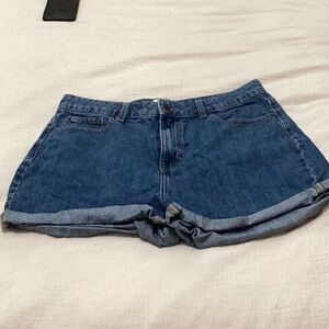 True Craft High Waisted Mom Shorts